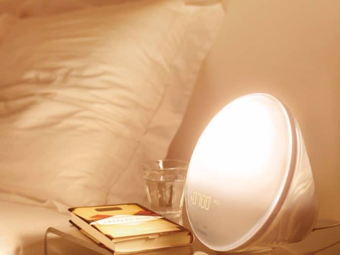 A sunrise alarm clock promotes natural waking, regulates your sleep cycle, boosts energy and improves mood.