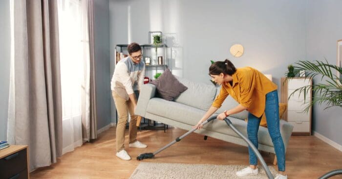 sneezing allergy — Regular cleaning and dusting minimises the presence of dust mites in your home.