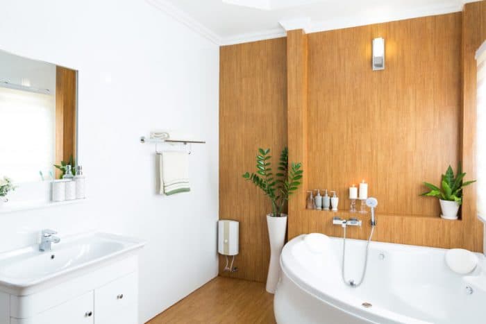 Hydrophobic products are among the nanotechnologies you can use in the bathroom and on a wide range of textiles.
