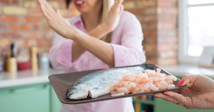 The first step in managing fish allergy is eliminating fish and fish products from your diet — an elimination diet. When shopping for food, read labels carefully and avoid anything containing fish allergens.