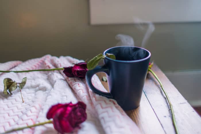 Don't drink before bed. Your last coffee should be at lunchtime.