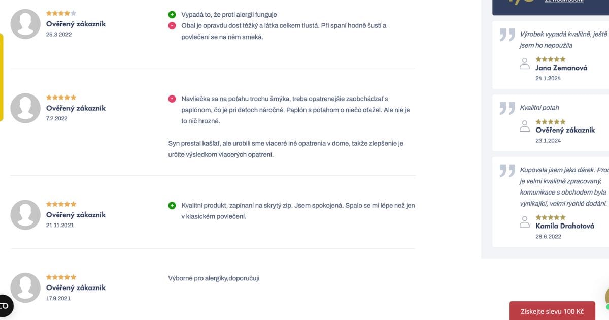 Alongside our own review, we'd recommend reading reviews from other users who have purchased the anti-dust mite duvet cover from nanoSPACE. You'll find them on the official website below the product description.